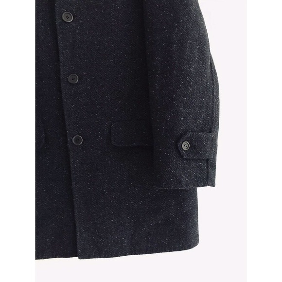 Nino Cerruti | 1881 Mens Size 56 Navy Blue Tweed Blazer Jacket Button Front - Picture 9 of 12